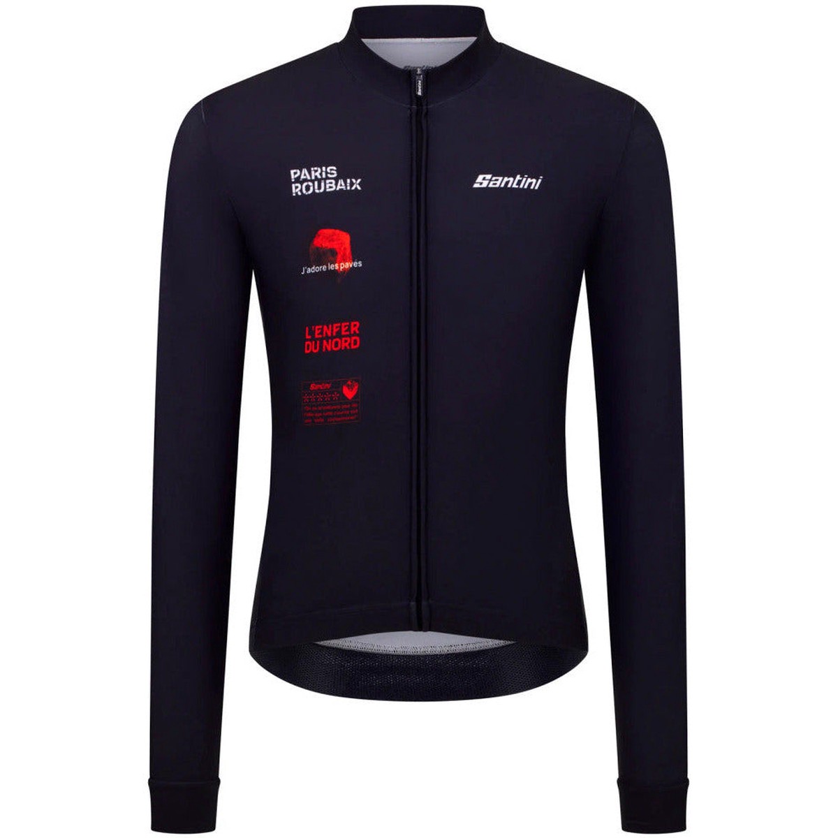 Santini Paris Roubaix Hauts-de-France 2026 long sleeve jersey