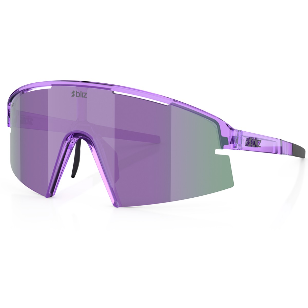 Bliz P006 sunglasses - Transparent Purple Smoke Purple Mirror