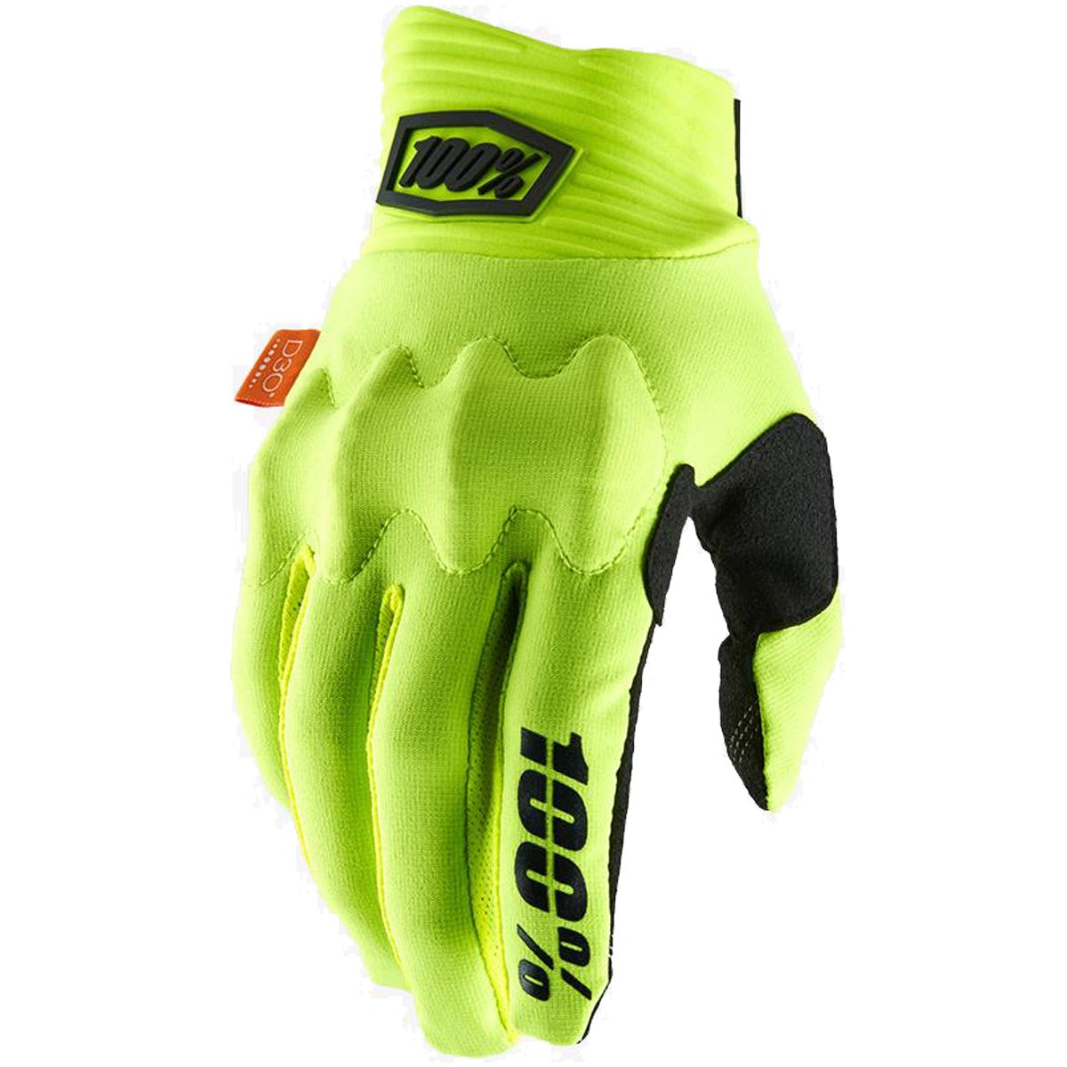 100% Cognito gloves - Fluo yellow